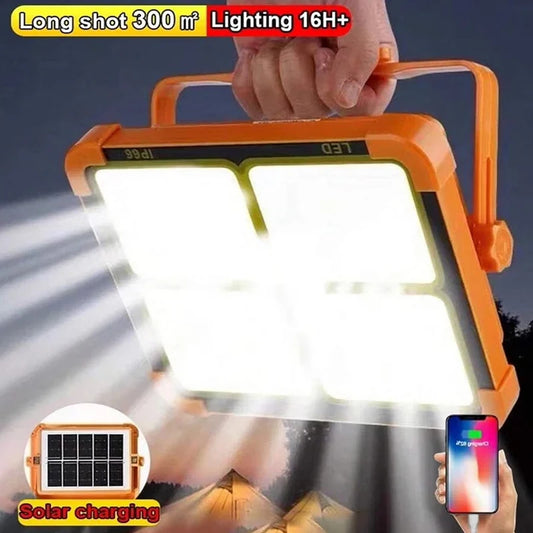Solar LED Light Portable Waterproof Street Lamp For Outdoor Lighting And Security