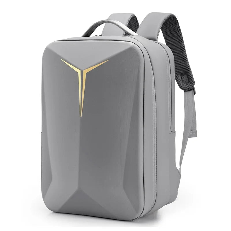 New Men's Backpack High-end Sense Fashion Travel Hard Shell Backpack Commuter Computer Bag Lightweight Large Capacity School Bag