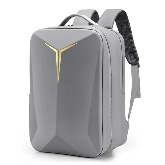 New Men's Backpack High-end Sense Fashion Travel Hard Shell Backpack Commuter Computer Bag Lightweight Large Capacity School Bag
