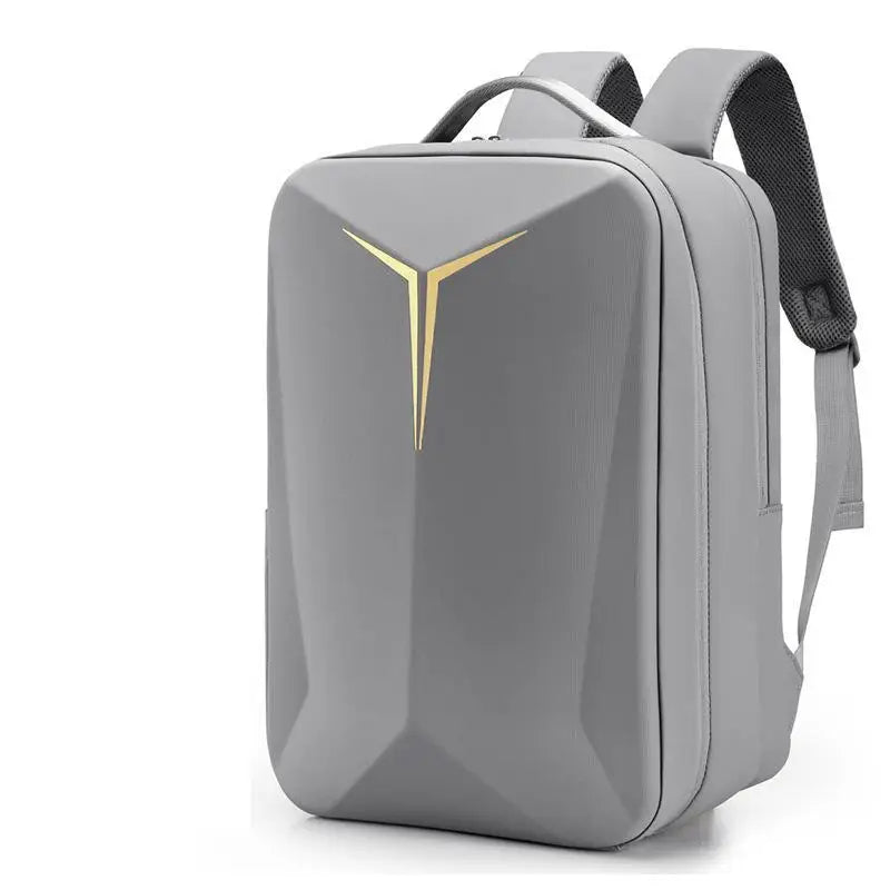 New Men's Backpack High-end Sense Fashion Travel Hard Shell Backpack Commuter Computer Bag Lightweight Large Capacity School Bag