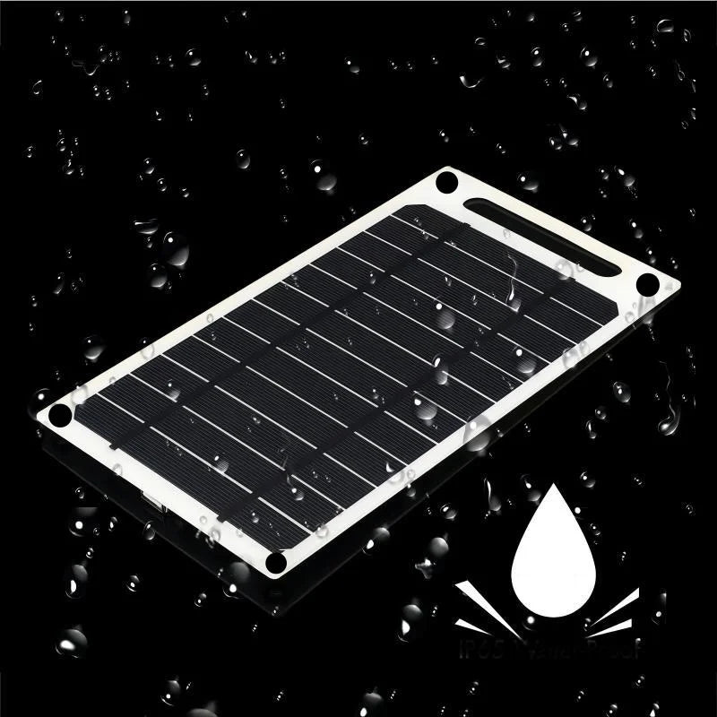 Solar Panel 5V USB Type-C Charge Portable Flexible Kit Lightweigh Mini System For Phones Car Camping Hiking Power Banks IP65