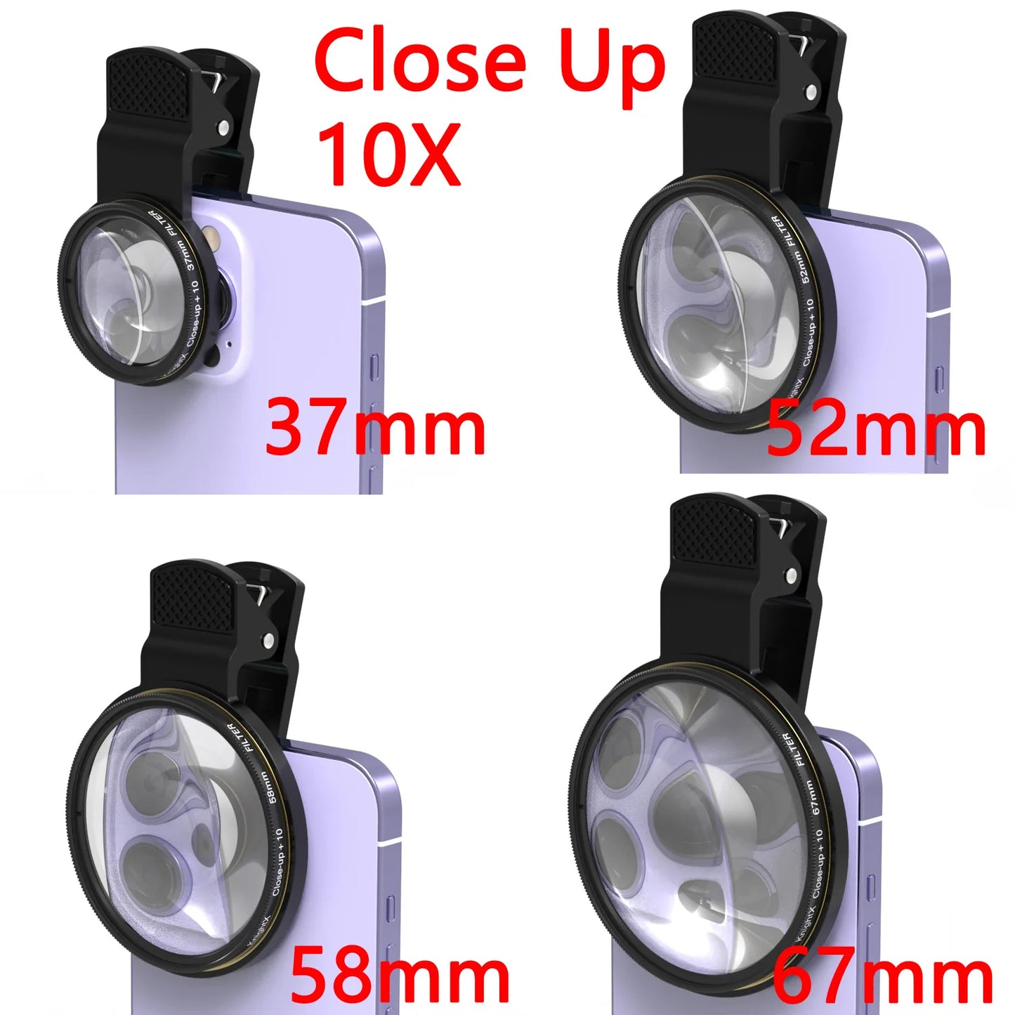 Close Up Macro Filter +10 Universal for smartphone camera lens