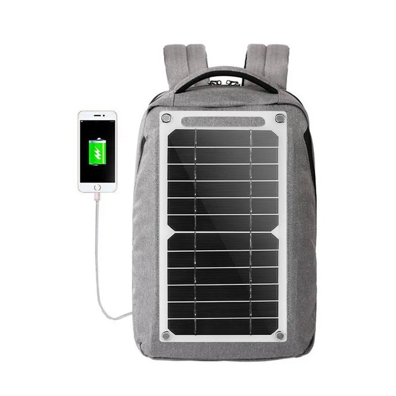 New 6W USB solar panel for outdoor mobile phone charging, power bank for camping, photovoltaic panel