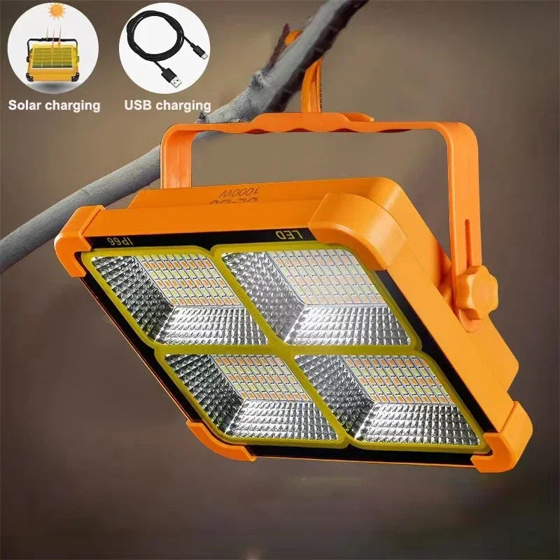 Solar LED Light Portable Waterproof Street Lamp For Outdoor Lighting And Security