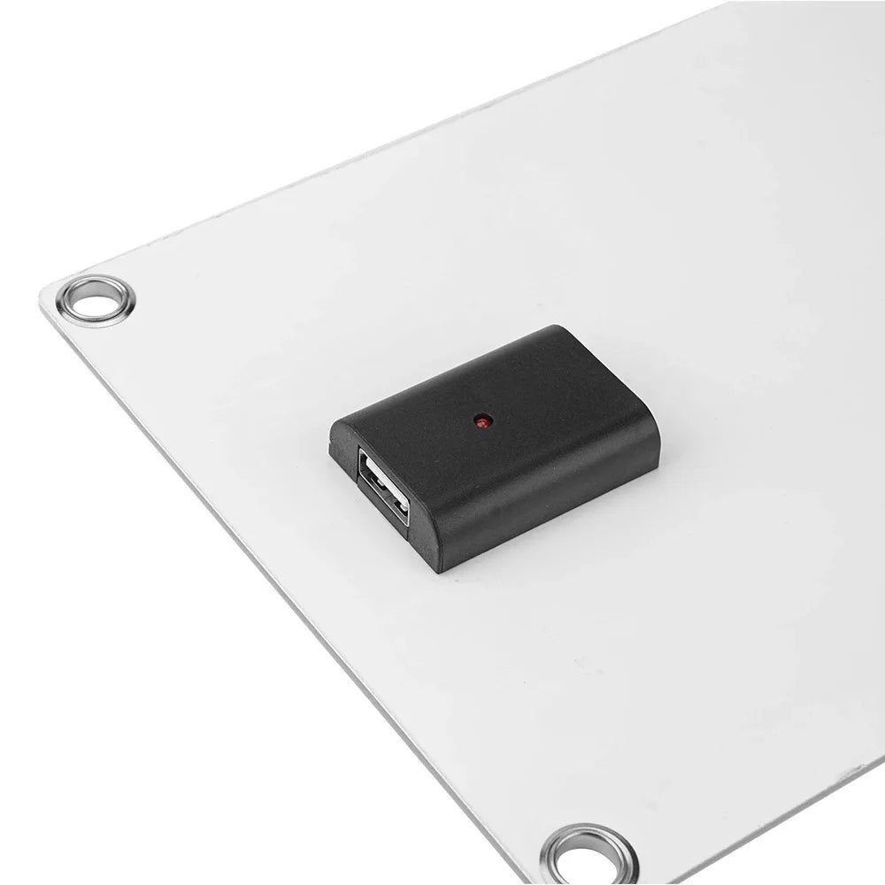 New 6W USB solar panel for outdoor mobile phone charging, power bank for camping, photovoltaic panel